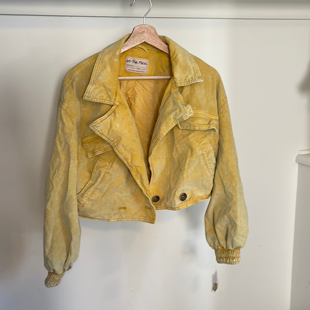 Free People Cropped Jacket